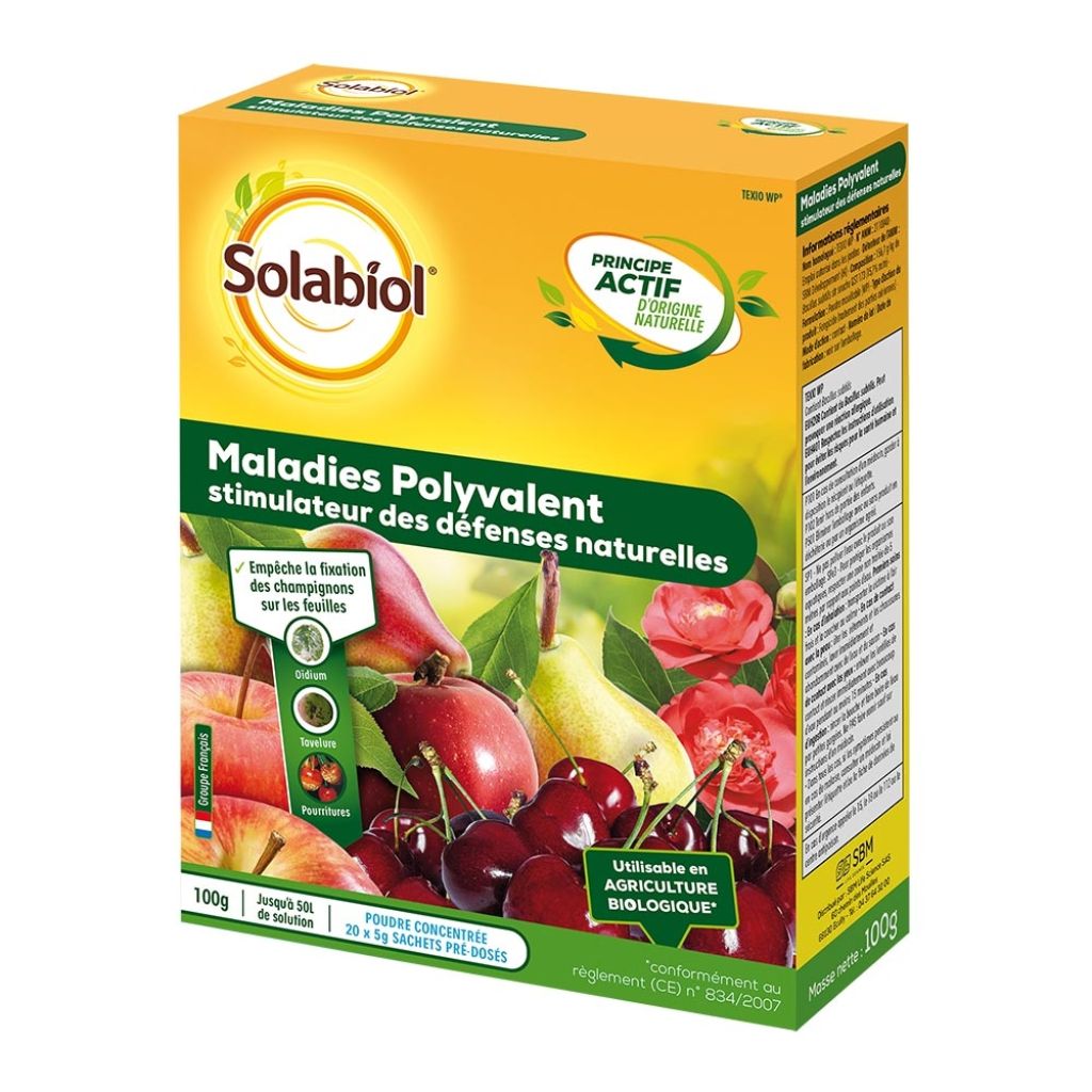 Maladies polyvalent Solabiol en boîte de 20 sachets de 5 g.