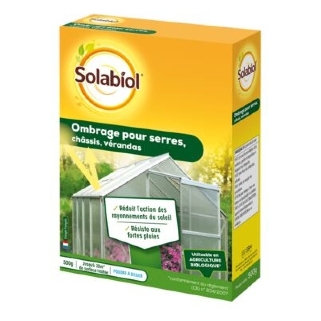 Ombrage pour serre Solabiol