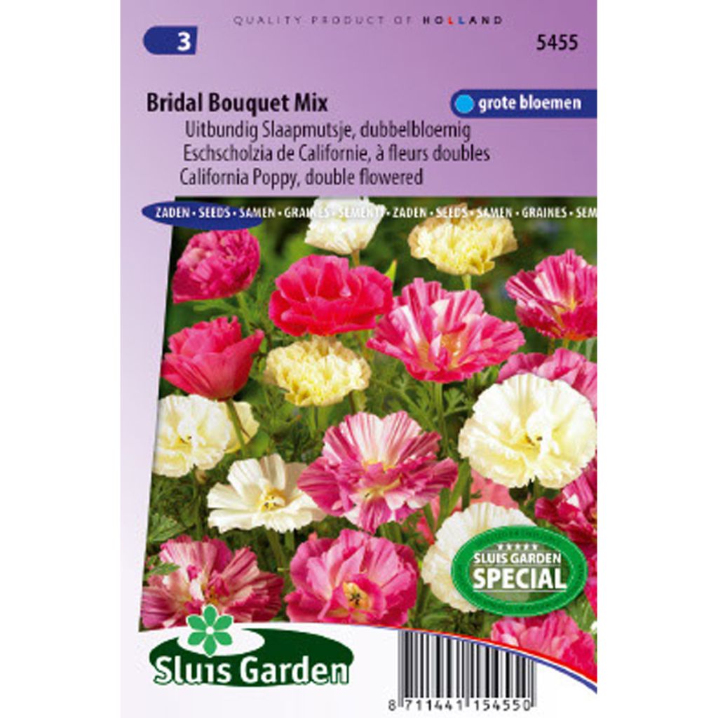 Pavot de Californie Bridal Bouquet Mix - Eschscholzia californica 