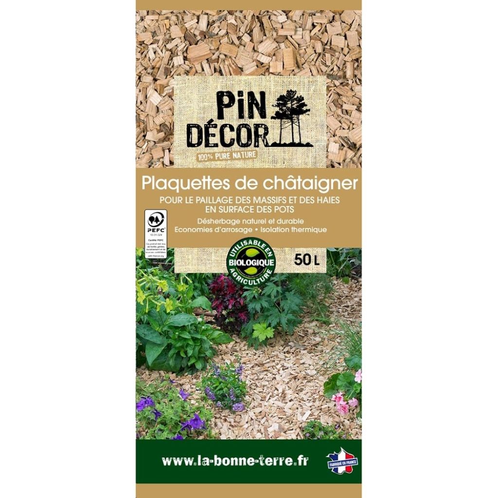 Paillis Cèdre Naturel ($/verge) - Deco Jardin