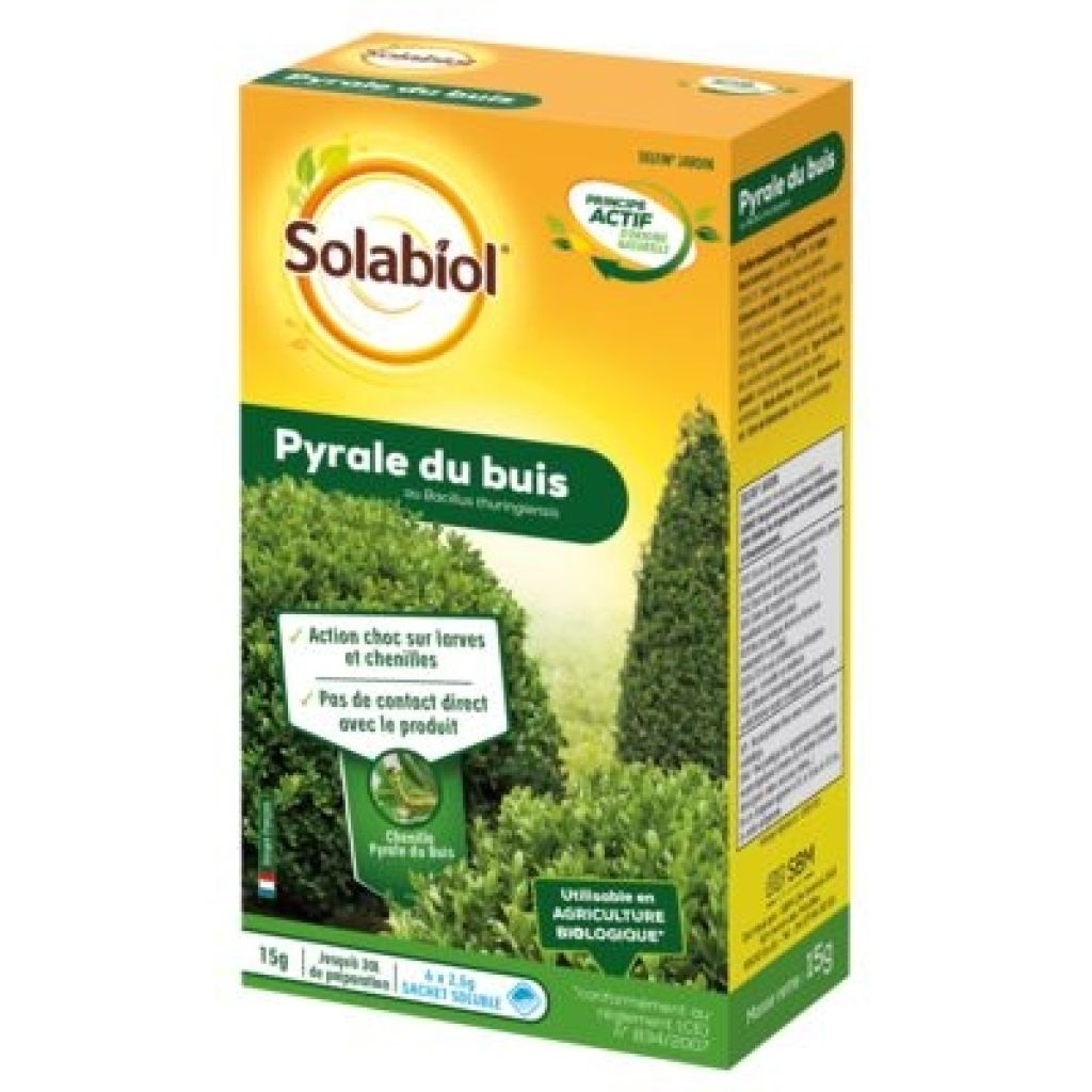 Pyrale du buis Solabiol - Bacillus thuringiensis