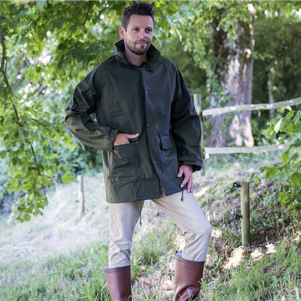 Veste de jardin imperméable Rive verte - différentes tailles disponibles