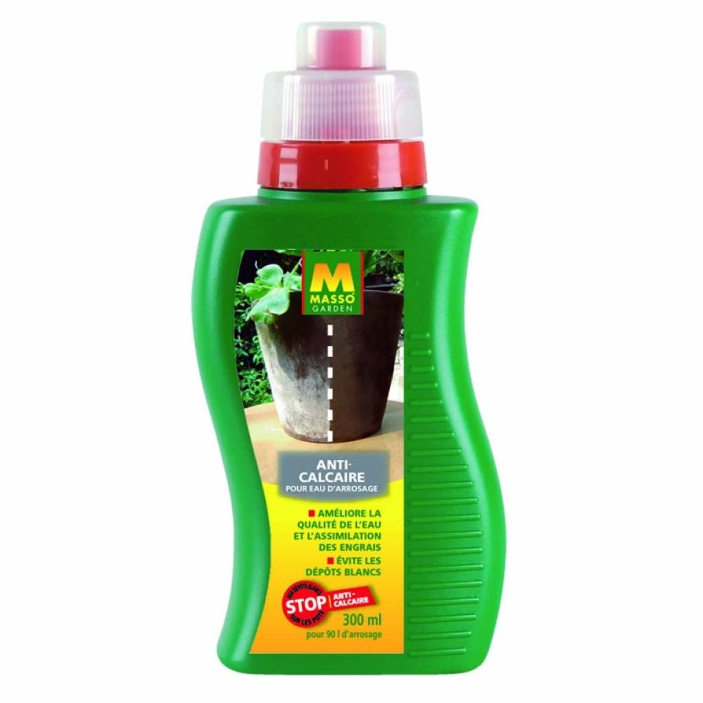 Anti-calcaire pour eau d'arrosage 300 ml Masso Garden