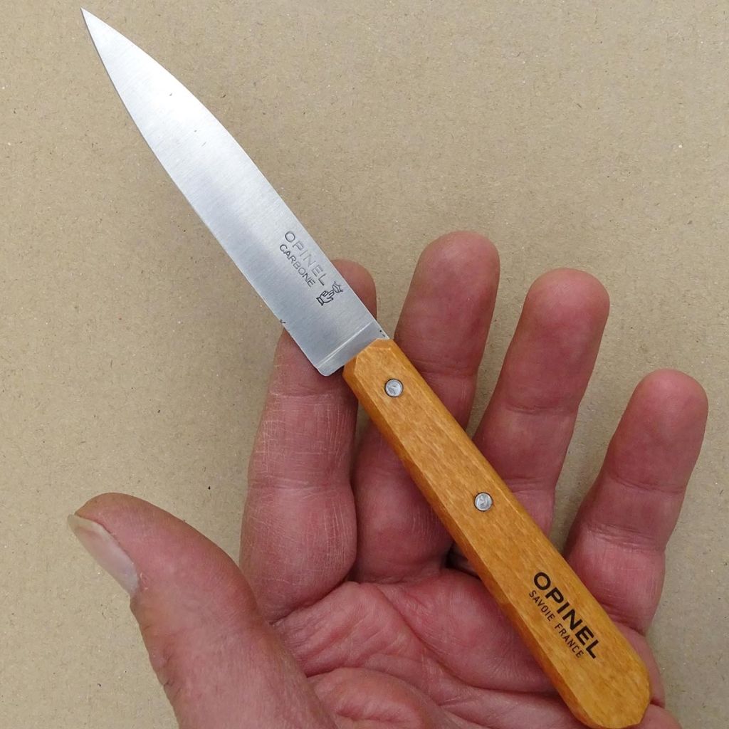 COUTEAU A LEGUMES OPINEL - LAME ACIER CARBONE