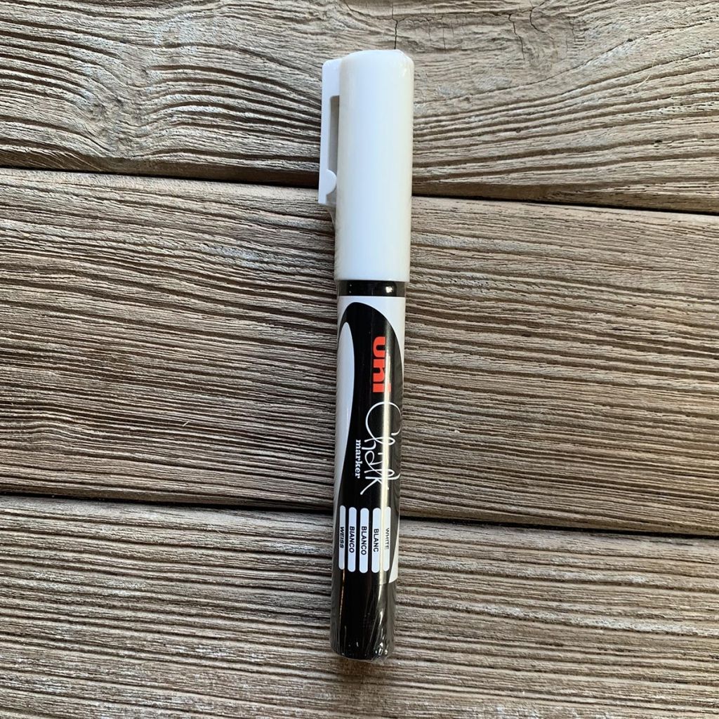 Crayon effaçable Chalk - blanc