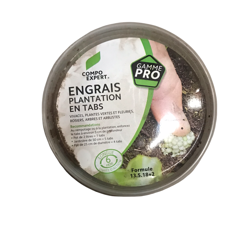 Engrais plantation 13-5-18+2 + oligo-éléments Basacote Native Tabs 6M 300 grammes