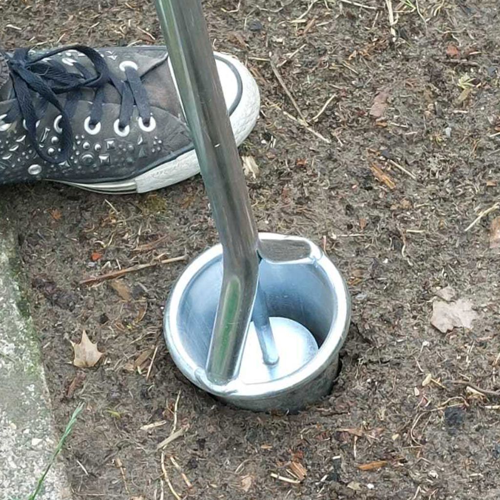 Plantoir à bulbes à manche long De Pypere