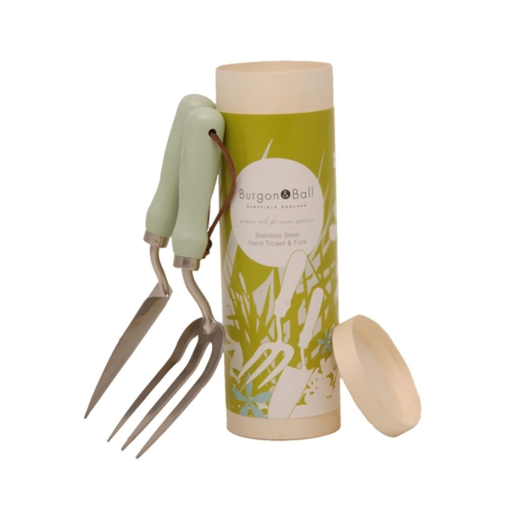 Set Outils Burgon & Ball vert tendre