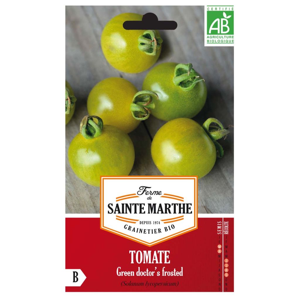 Tomate Green Doctor's Frosted AB - Ferme de Ste Marthe