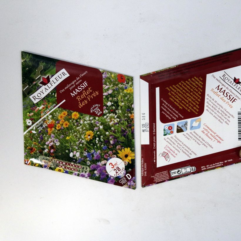 Exemple de spécimen de Mélange pour massif reflet des prés - Sachet 3 m2 Boite pour 3 m² tel que livré