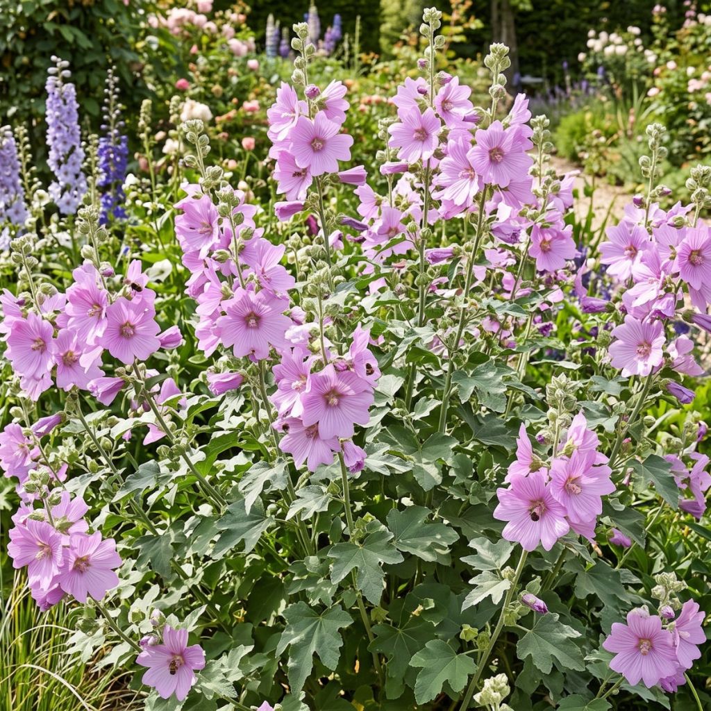 Lavatera Lilac Lady - Lavatère arbustive