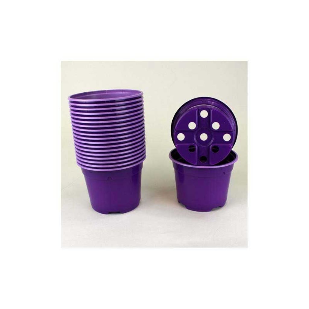 Pot rond couleur Ø 10,5 cm - vendu par 20