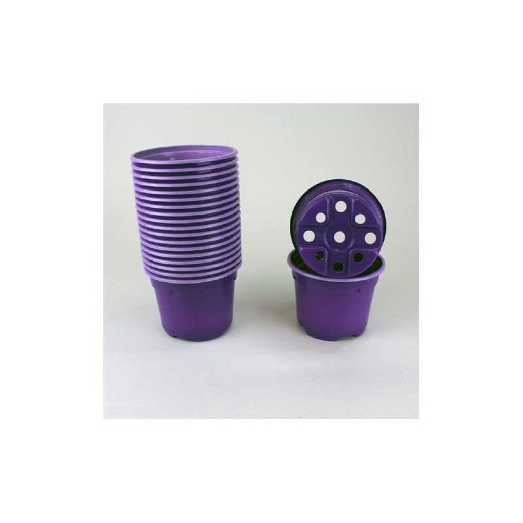 Pot rond couleur Ø 9 cm - vendu par 20