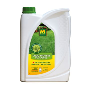 Engrais liquide Croq'Mousse des Gazons - Masso Flacon, 1L