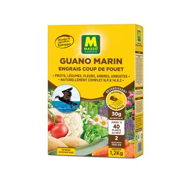 Engrais Premium à base de Guano de chauve-souris en pot de 1,5 Kg