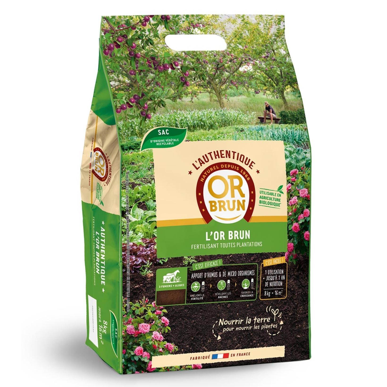 Fertilisant Or Brun Authentique 40 Kg