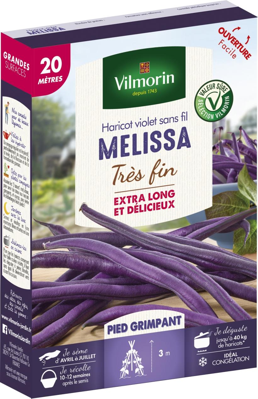 Haricot à rames Melissa - Graines Vilmorin - Une excellente variété ...